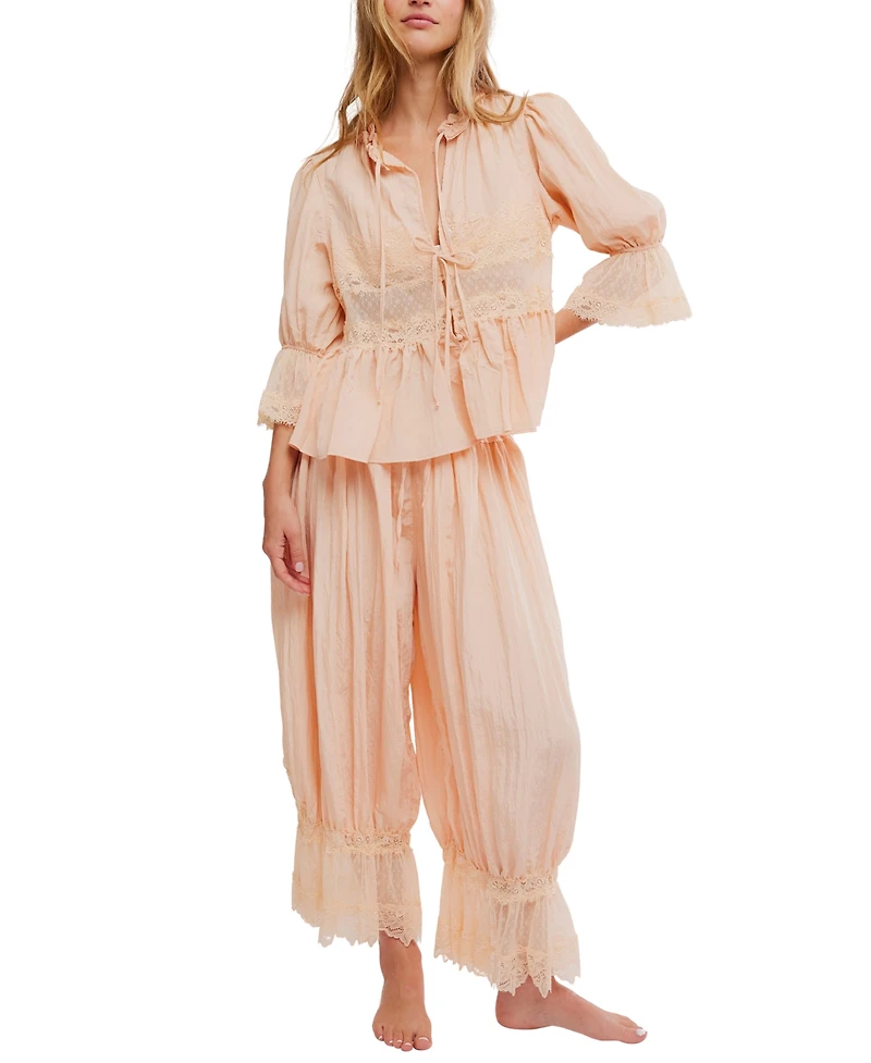 Free People Women's Forever Young Bed Jacket Top