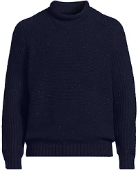 Lands' End Men's Long Sleeve Roll Neck Sweater