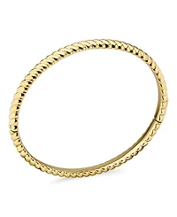 Devata Twisted Rope Bangle Bracelet in -Plated Sterling , Size