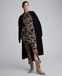 Kenneth Cole Women's Long-Sleeve Cardigan Sweater