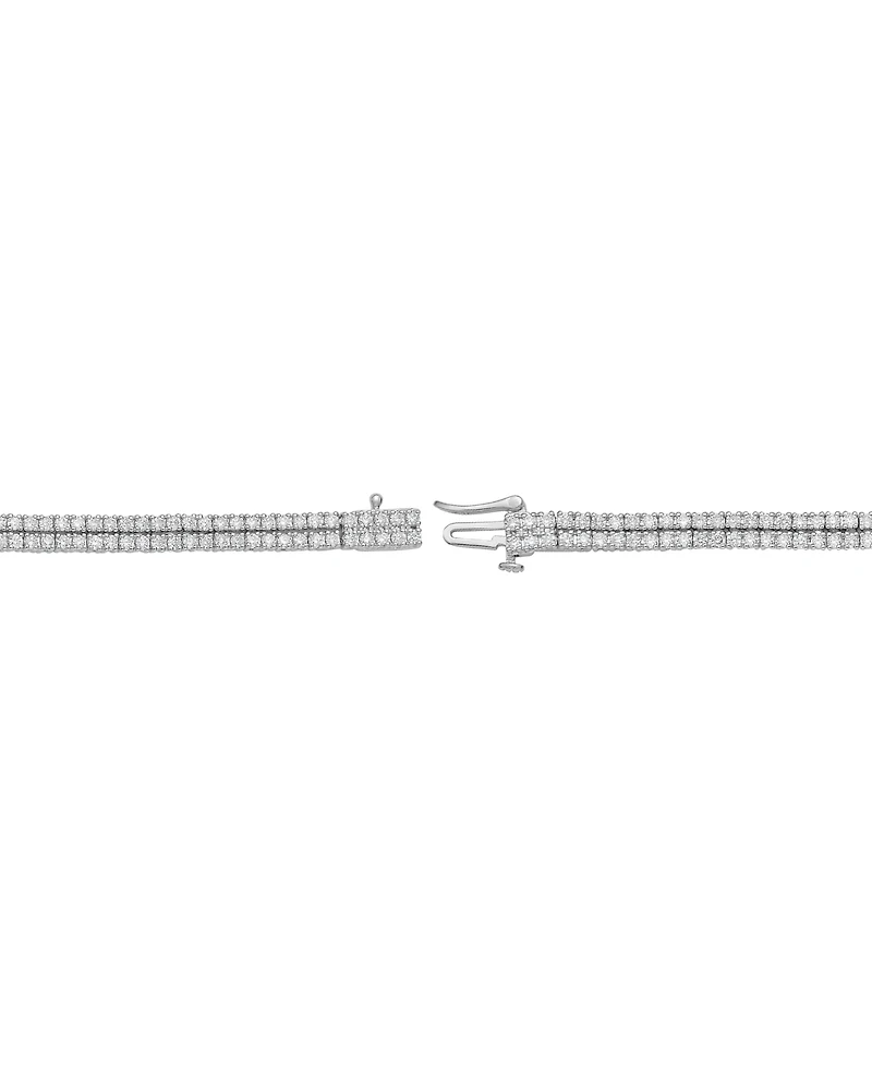 Macy's White Diamond Bracelet (3-1/3 ct. t.w.) in 14k White Gold