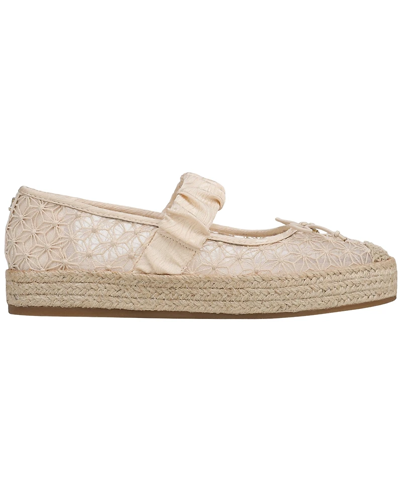 Circus Ny by Sam Edelman Women's Lillie Mesh Mary-Jane Espadrille Flats