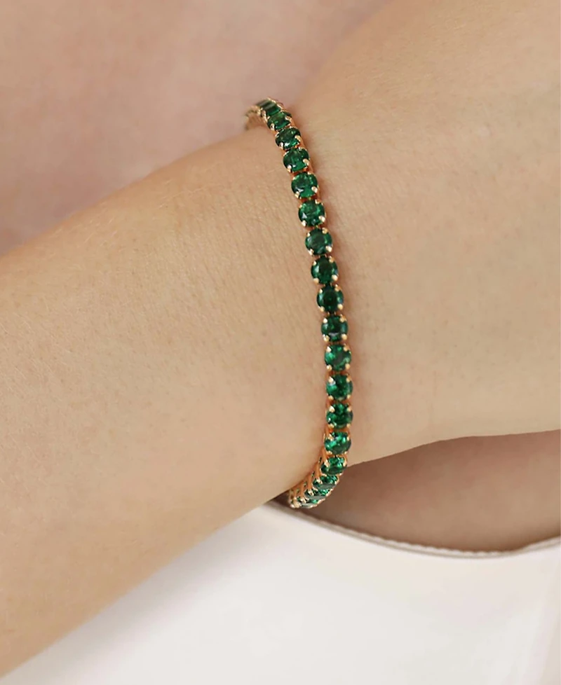 Ettika Gold Plated Giselle Sparkle Crystal Bracelet