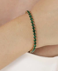 Ettika Gold Plated Giselle Sparkle Crystal Bracelet