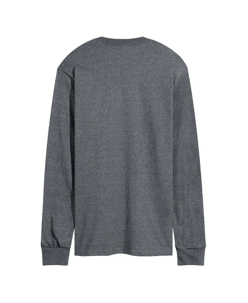 Airwaves Men's Marvel Bah Hum Bub Wolverine and Spider-Man Graphic Long-Sleeve T-Shirt