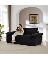 Streamdale Furniture Modern corduroy cloud sofa, freely combined