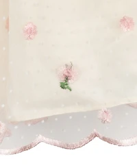 Rare Editions Baby Girls' Embroidered Mesh Social Dress