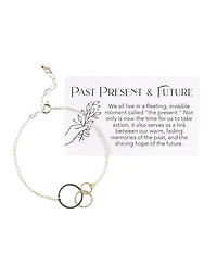 Uncommon Goods Past Present Future Sterling Silver Bracelet