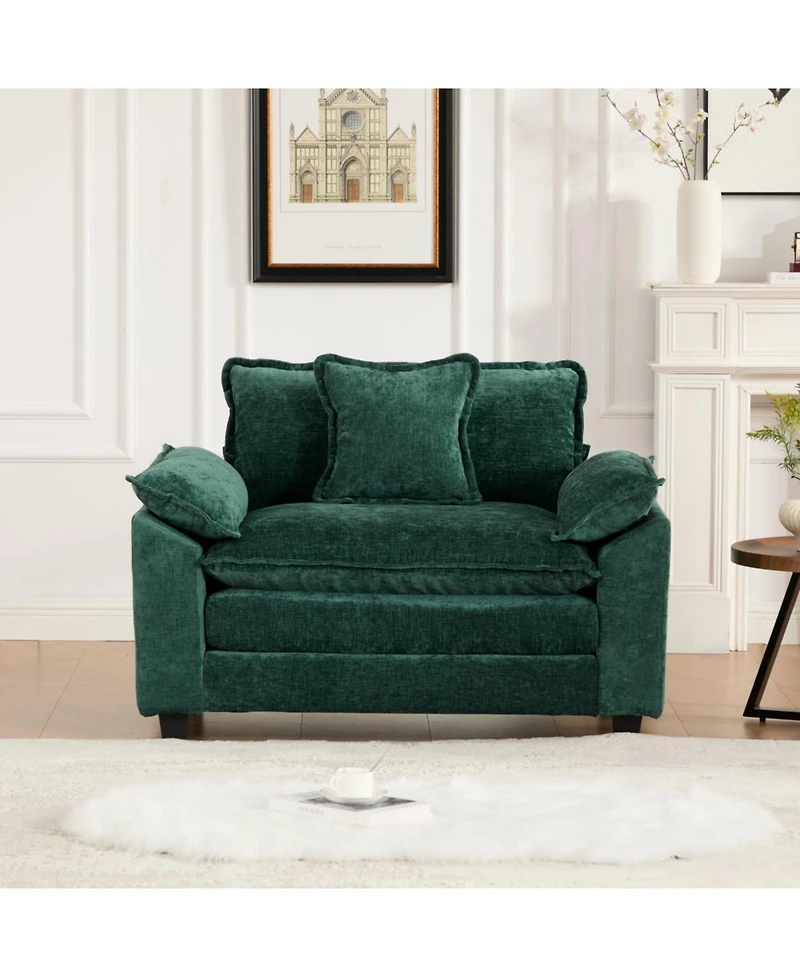 Streamdale Furniture Cloud Couch: Ultimate Comfort Chenille Sofa, Ergonomic & Modular Design