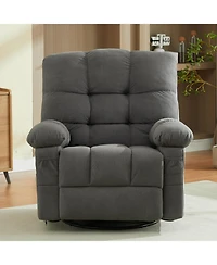 Streamdale Furniture Streamdale Massage Swivel Recliner Chair w/Vibration & Heat, 350LBS Capacity, Usb Port