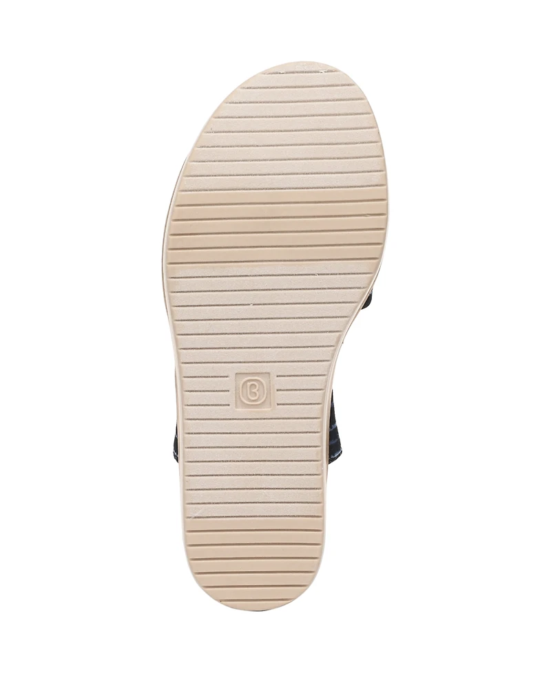 LifeStride Women's Riley Washable Slingback Wedge Sandals