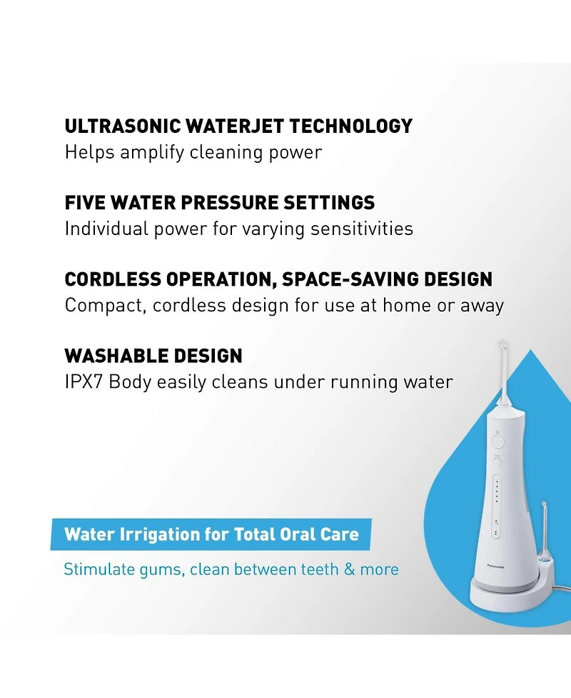 Panasonic Cordless Water Flosser EW1511W