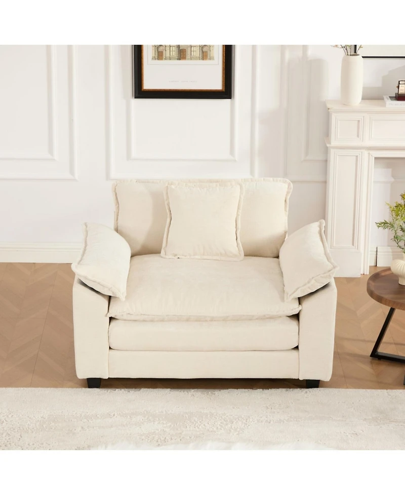 Streamdale Furniture Cloud Couch: Ultimate Comfort Chenille Sofa