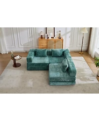 Streamdale Furniture Compression Sofa, Convertible Floor Sofa Bed