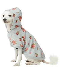 Blueberry Pet French Terry Knit English Rose Dog Sweatshirt Hoodie