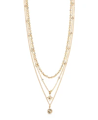 Ettika Celestial Triple Chain Layered Necklace