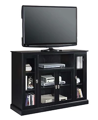 Convenience Concepts 52" Highboy Glass Storage Tv Stand
