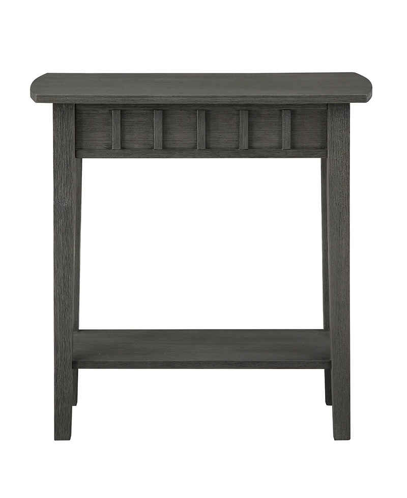 Convenience Concepts 24" Dennis Rubberwood End Table