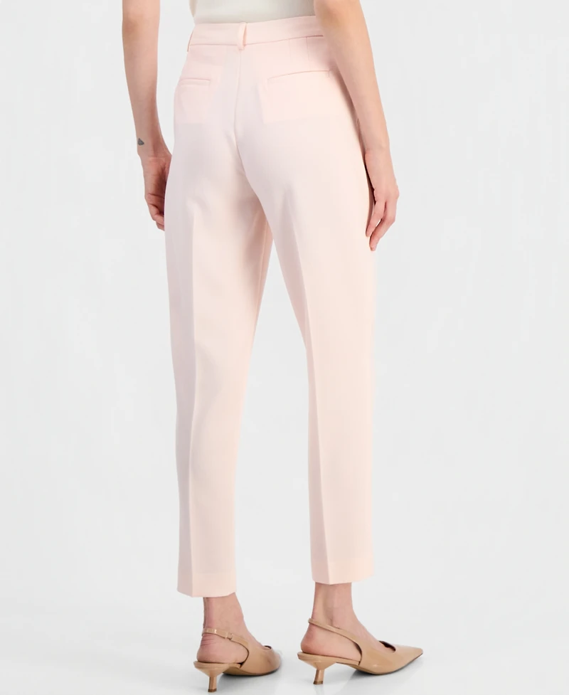 Tahari Asl Women's Mid-Rise Straight-Leg Ankle Pants