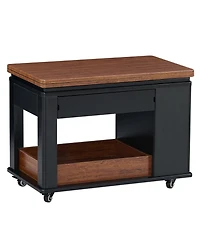 Streamdale Furniture Modern Multi-Function Coffee Side Table with Foldable