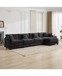 Streamdale Furniture Cloud Couch: Flexible, Modular Chenille Sofa for Ultimate Comfort