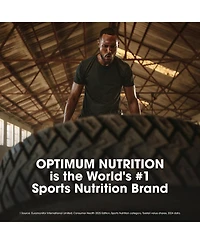Optimum Nutrition, Pre-Workout Amped Powder, Tropical Fury, High Stim, Sugar-Free, Caffeine, 20 Servings