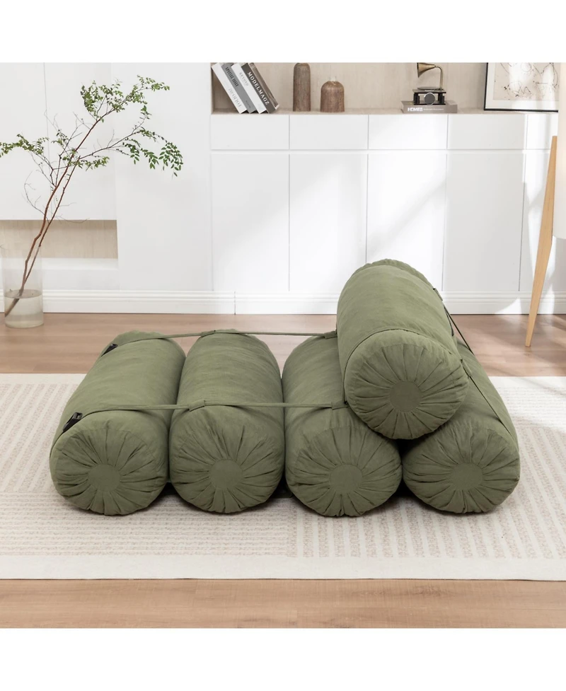 Streamdale Furniture Streamdale Adjustable Floor Sofa with Straps for Versatile Configurations