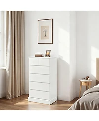 Streamdale Furniture 6-Drawer Dresser for Bedroom, Modern Chest of Drawers