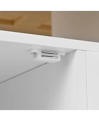 Streamdale Furniture Streamdale Multifunctional Extendable Kitchen Island Cart with Outlet & Wheels