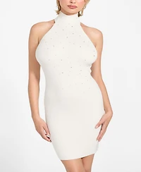 Guess Women's Minara Mock Neck Sweater Dress