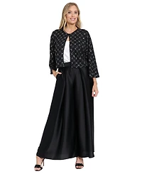 Muse Women's Jewel Neck Embellished Jacket