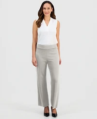 Jones New York Petite Serenity Pull-On Wide-Leg Knit Pants