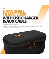 Bose SoundLink Max Bluetooth with Hard Shell Travel Case, Usb Plug and Aux Cable Speaker
