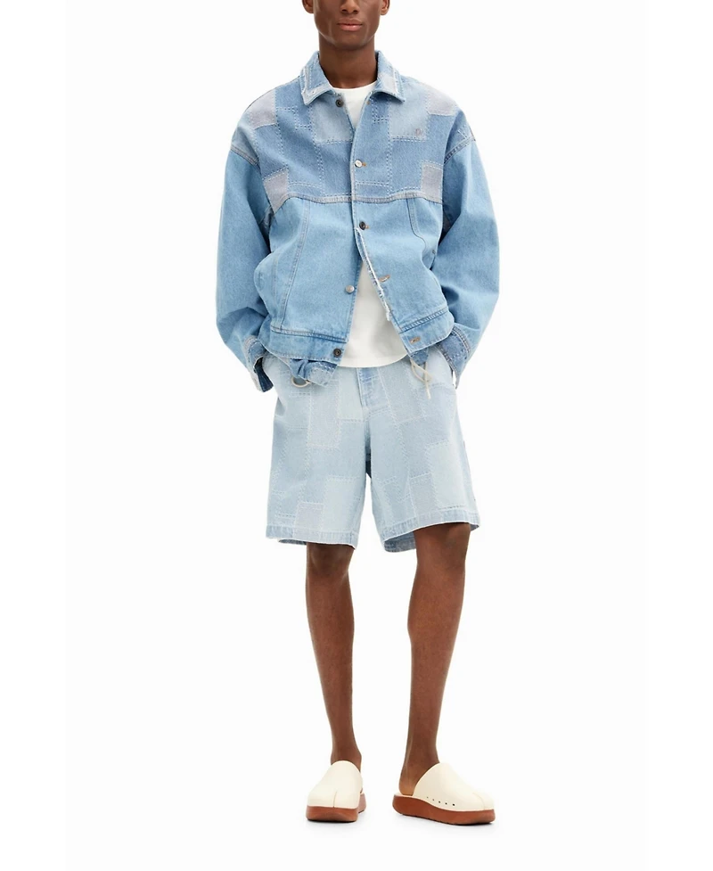 Desigual Men's Patch denim shorts