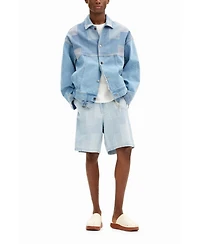 Desigual Men's Patch denim shorts