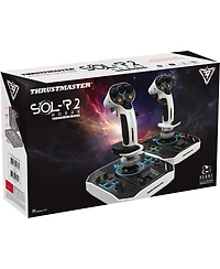 Thrustmaster Sol-R2 Hosas Space Sim Duo Flight Sticks for Pc, Black/White