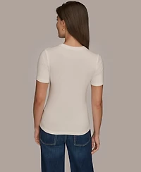 Donna Karan Weekend Women's Short-Sleeve Crewneck T-Shirt