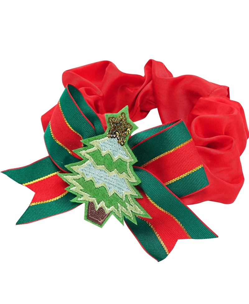 Blueberry Pet Christmas Dog Collar with Blingy Decor