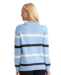 Jones New York Women's Long-Sleeve Striped Sweater