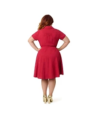 Smak Parlour Plus 1960s Fit & Flare Dress