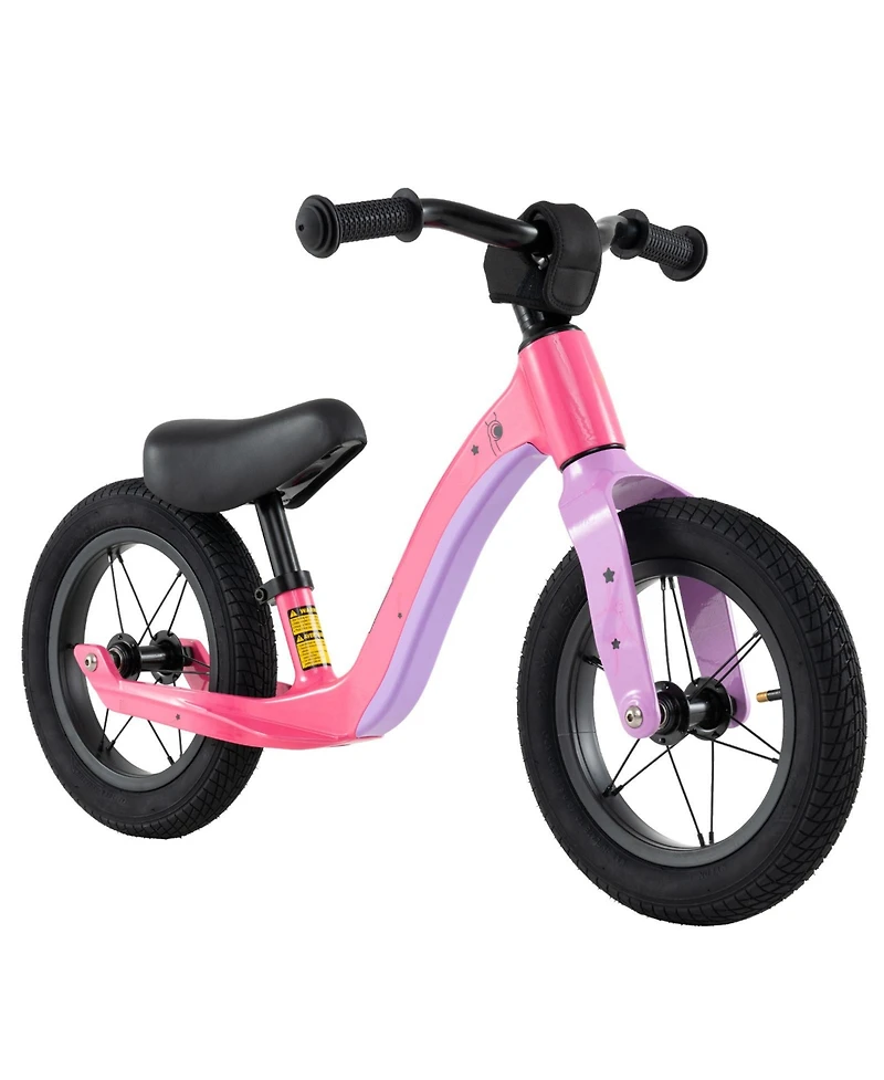 Sugift 12-Inch Balance Bike with Adjustable Seat and Rotatable Handlebar for Over 36 Months Old