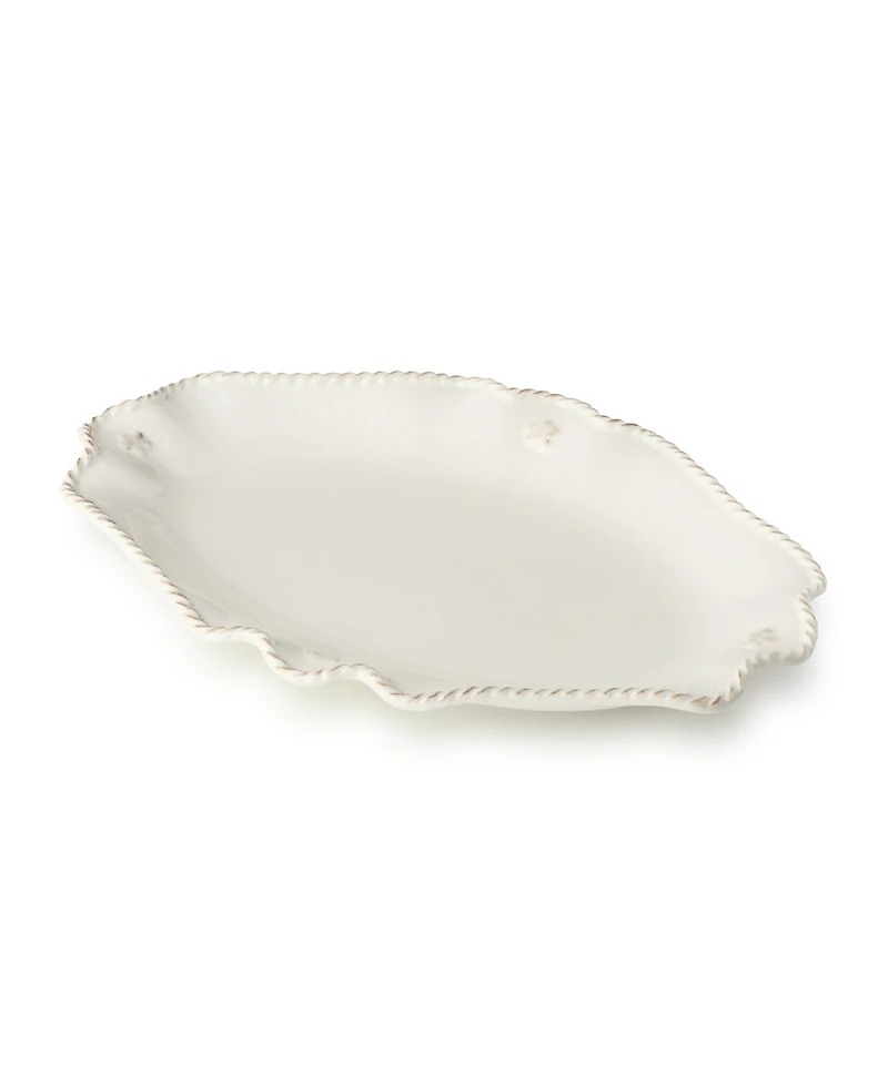 Certified International Heritage Scroll Small Oval Platter