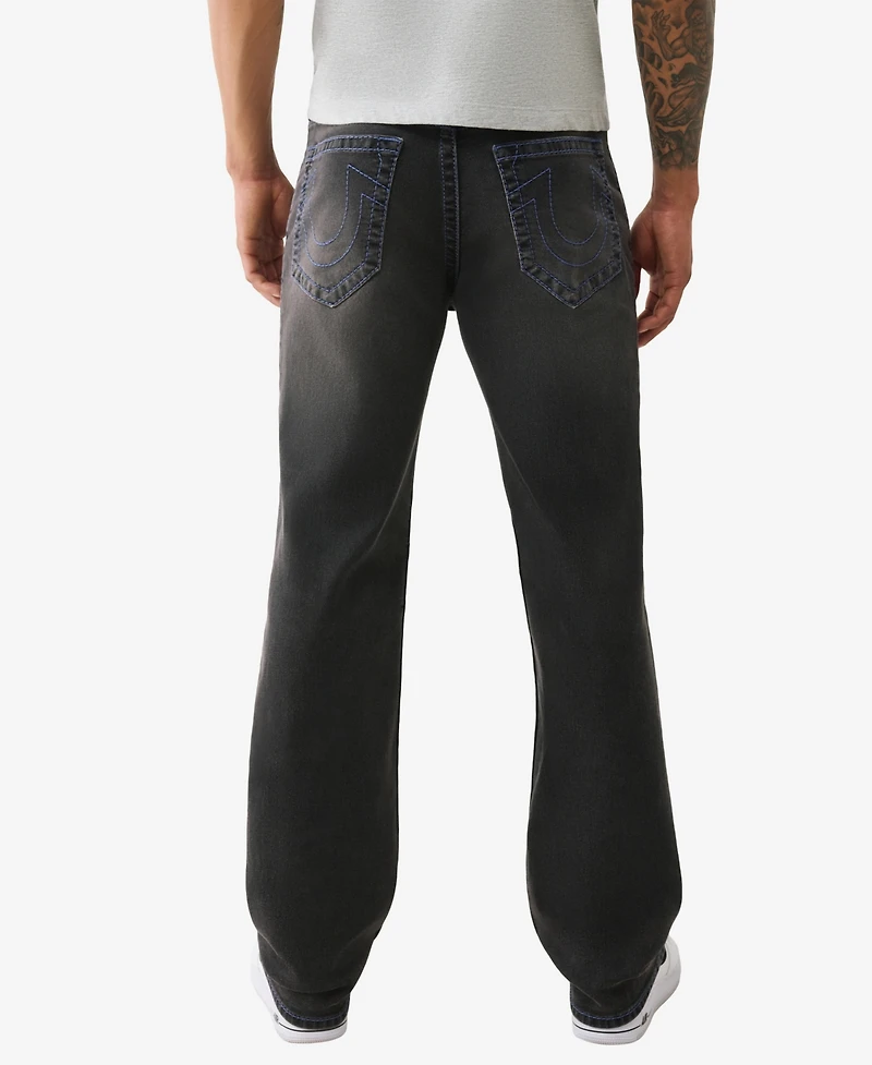 True Religion Men's Ricky Straight-Fit Big T Jeans