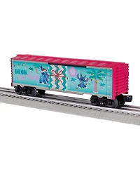 Lionel Disney Stitch Christmas Winter Sunset O Gauge Model Train Boxcar