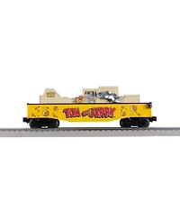 Lionel Tom and Jerry O Gauge Model Train Chasing Gondola Car
