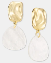 Style & Co Nugget & Disc Drop Earrings, Macy's Exclusive