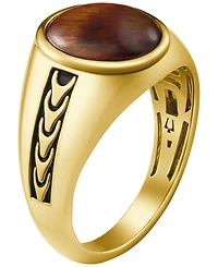 Bulova Men's Gold Plated Statement Ring
