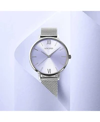 Vincero Women's Eros Limited Release Watch with Mesh Stainless Steel Strap and Mineral Crystal