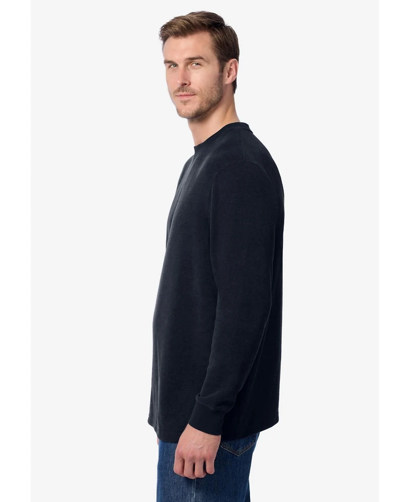 KingSize Big & Tall Soft Waffle Crewneck Sweaters