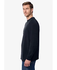 KingSize Big & Tall Soft Waffle Crewneck Sweaters